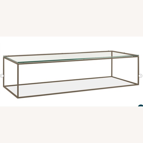 Used Room & Board Tyne Glass Coffee Table for sale on AptDeco
