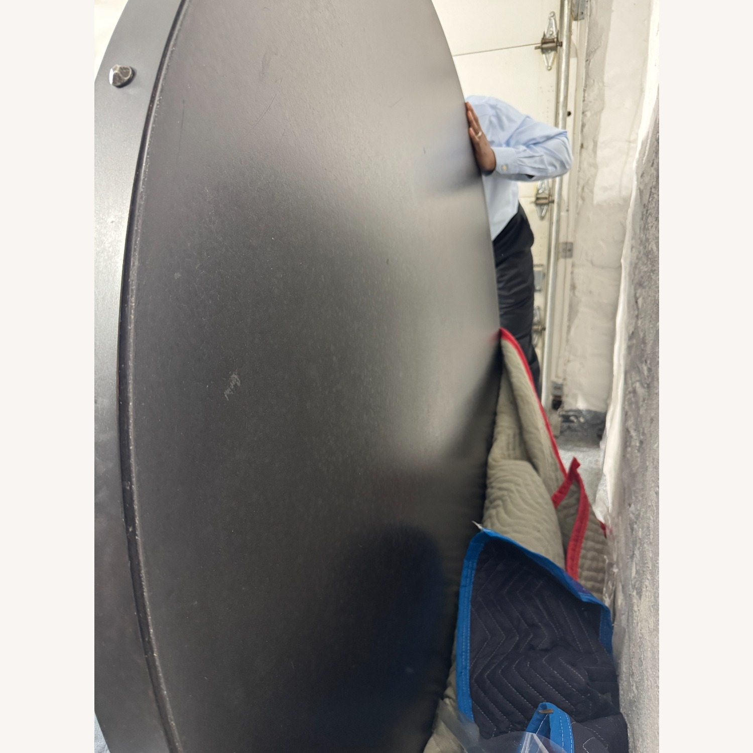 Restoration Hardware Concrete Salvaged Wood Table - image-18