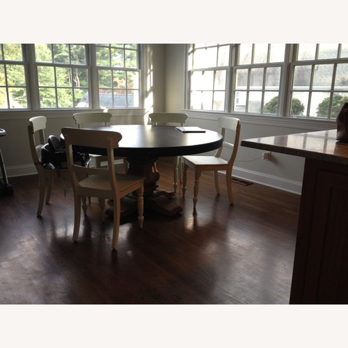 Used Restoration Hardware Concrete Salvaged Wood Table for sale on AptDeco