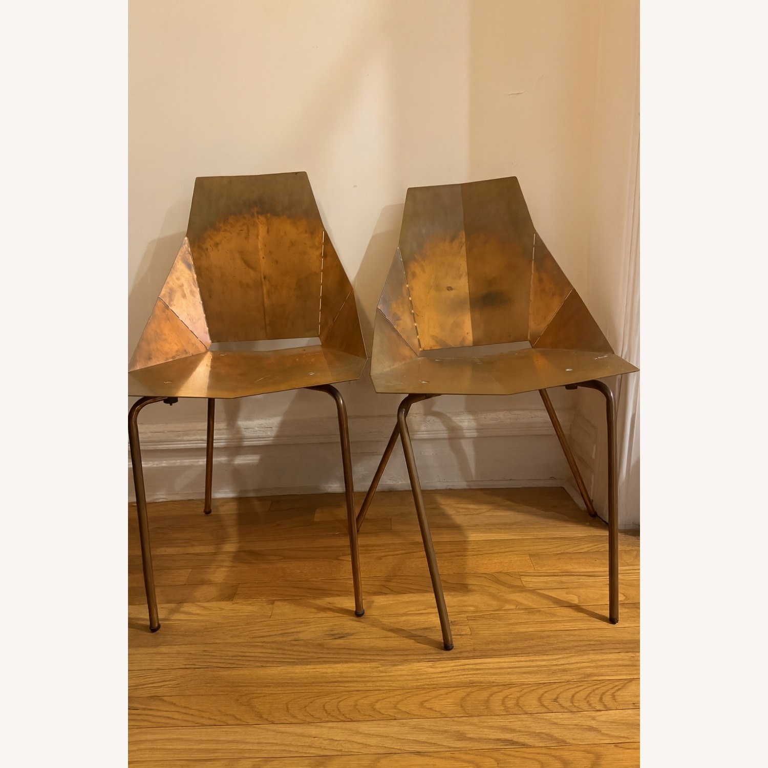 Blu Dot Real Good Chair in Copper Set of 2 - image-9