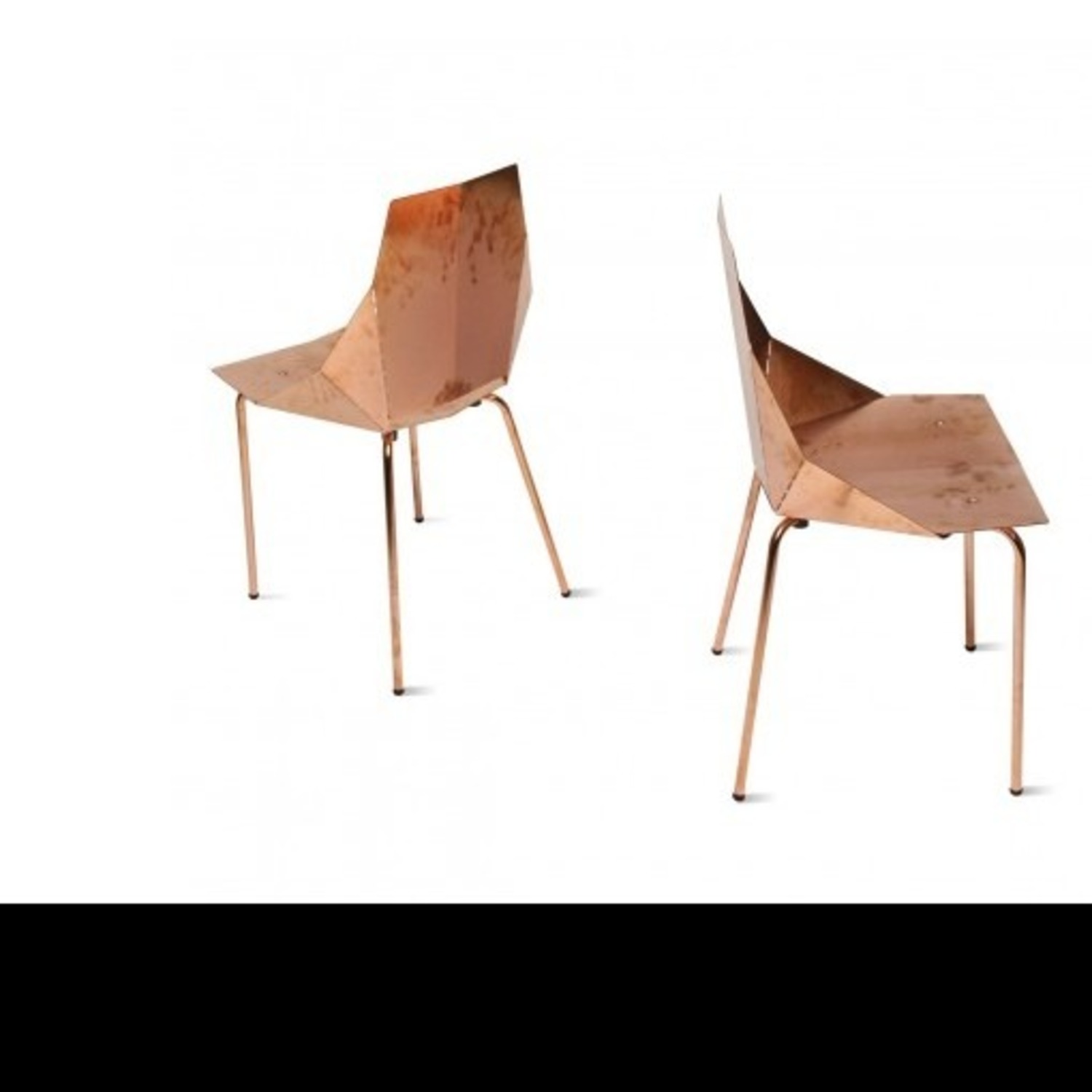 Blu Dot Real Good Chair in Copper Set of 2 - image-3