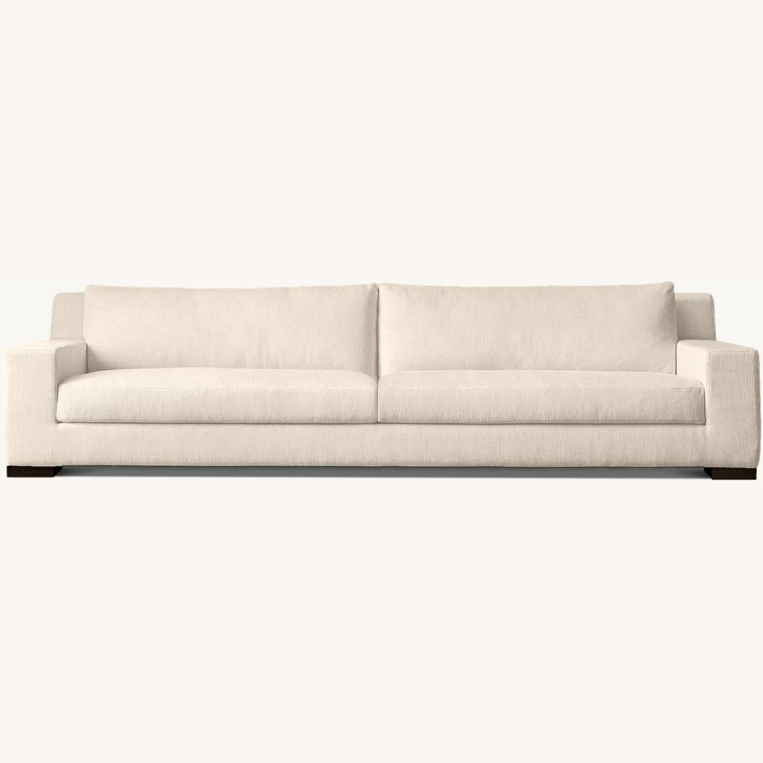 Restoration Hardware 9 ft Modena Slope Arm Sofa in Bisque  - image-0