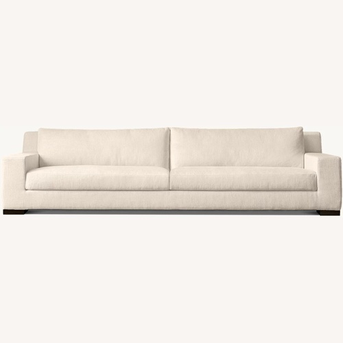 Used Restoration Hardware 9 ft Modena Slope Arm Sofa in Bisque  for sale on AptDeco