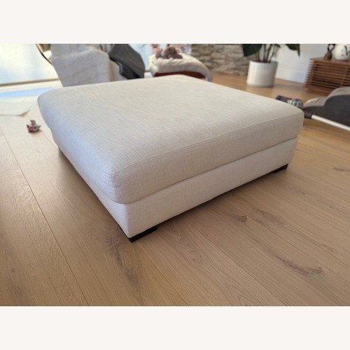 Used Restoration Hardware Modena Ottoman  for sale on AptDeco