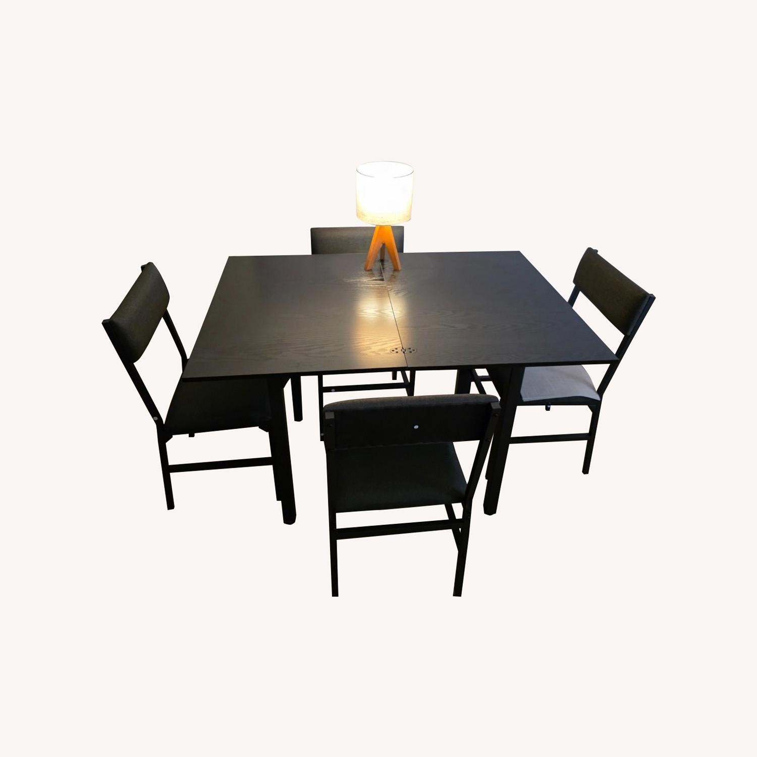 Black Wood Dining Sets - image-0