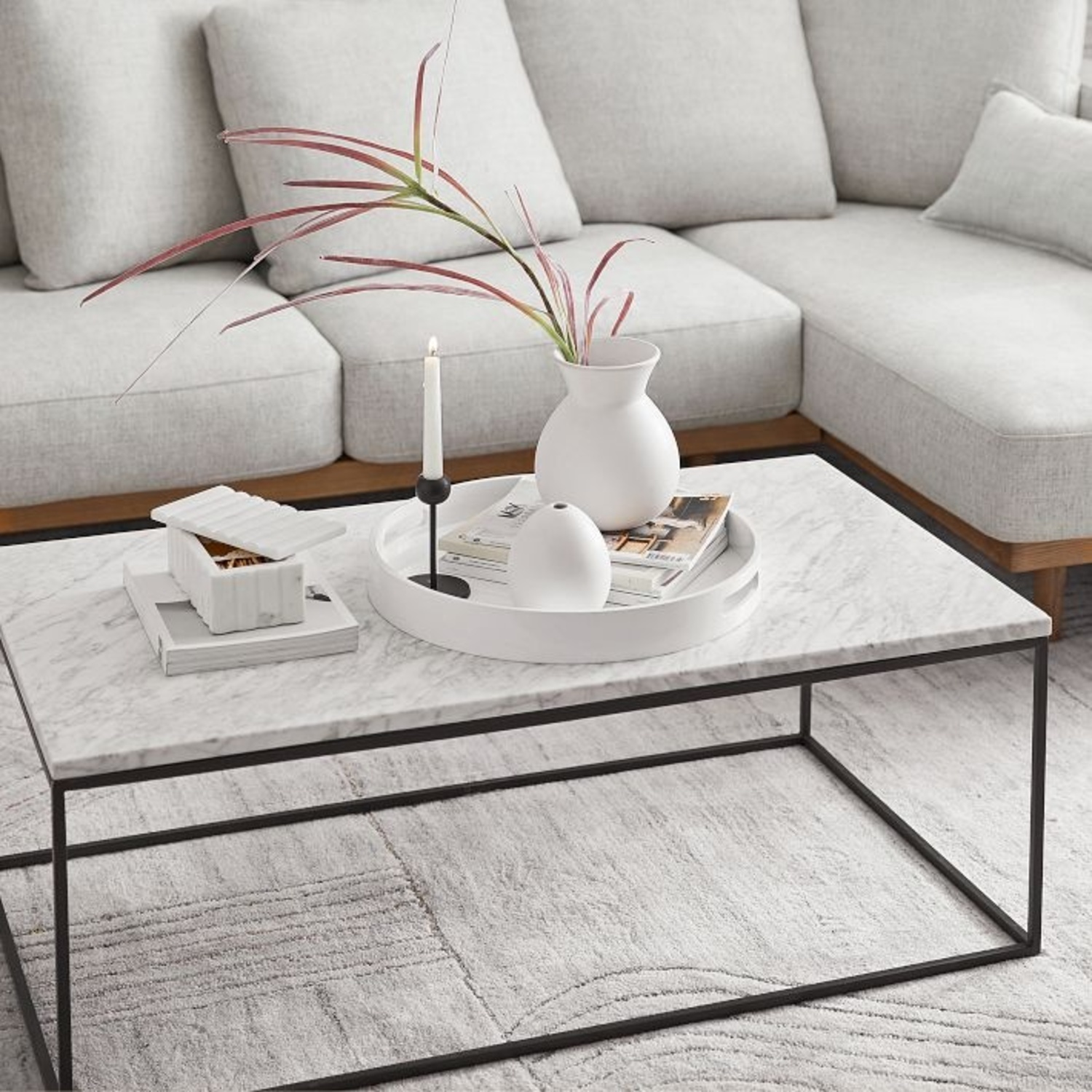 West Elm Streamline Coffee Table - image-4