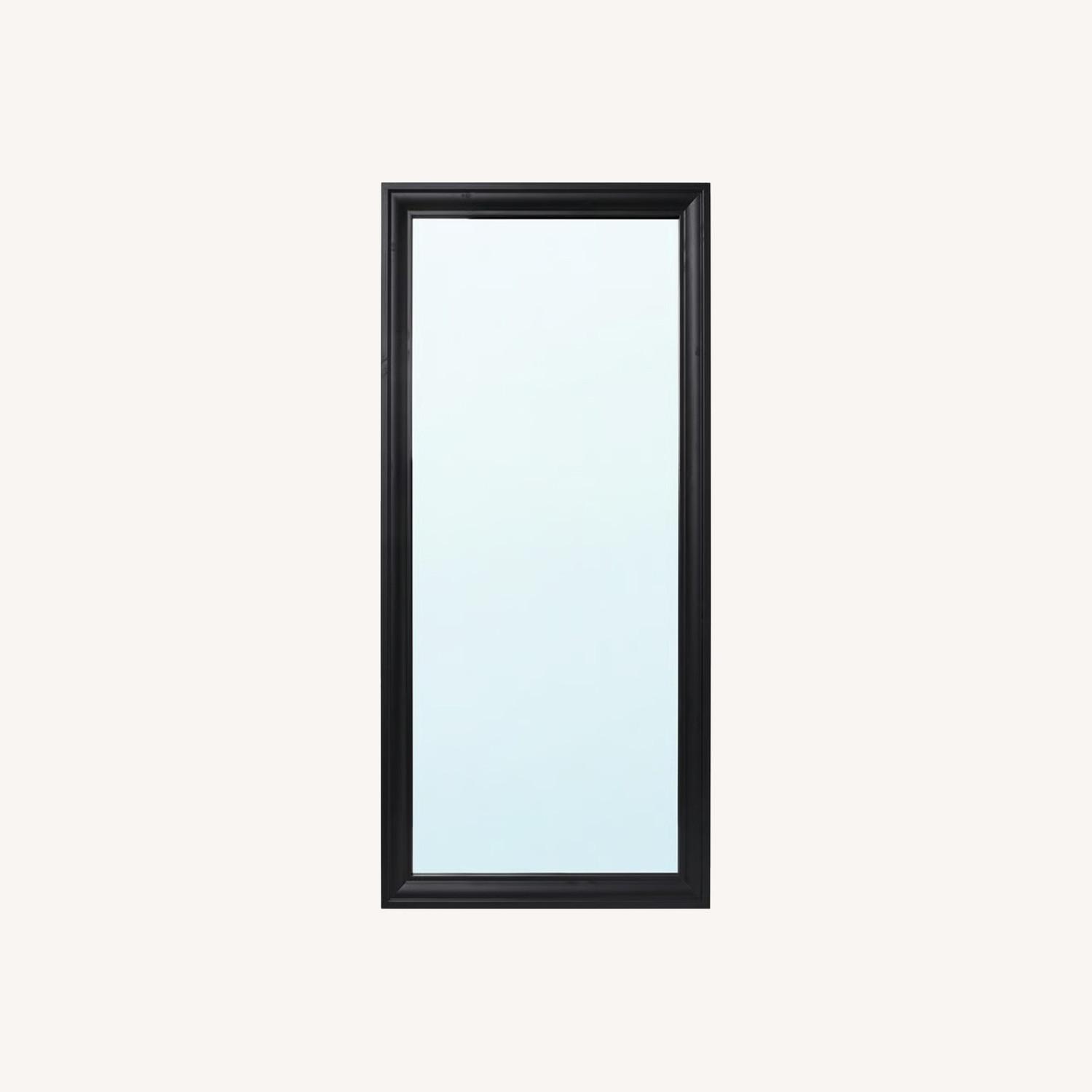 IKEA Toftbyn Natural Wood Floor Mirror - image-0