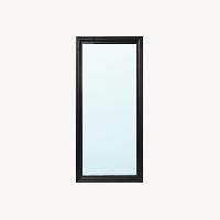 IKEA Toftbyn Natural Wood Floor Mirror