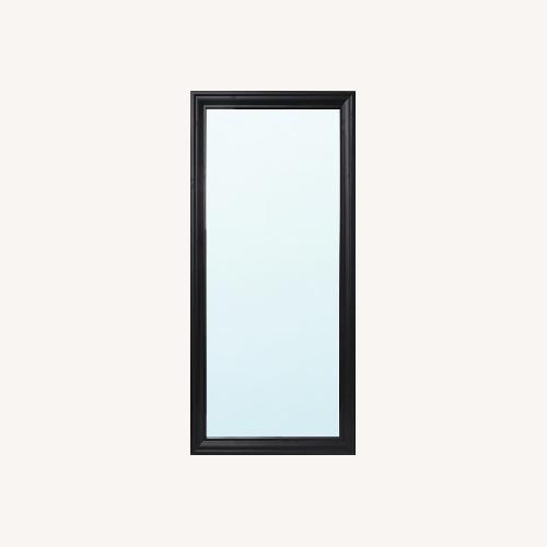 Used IKEA Toftbyn Natural Wood Floor Mirror for sale on AptDeco