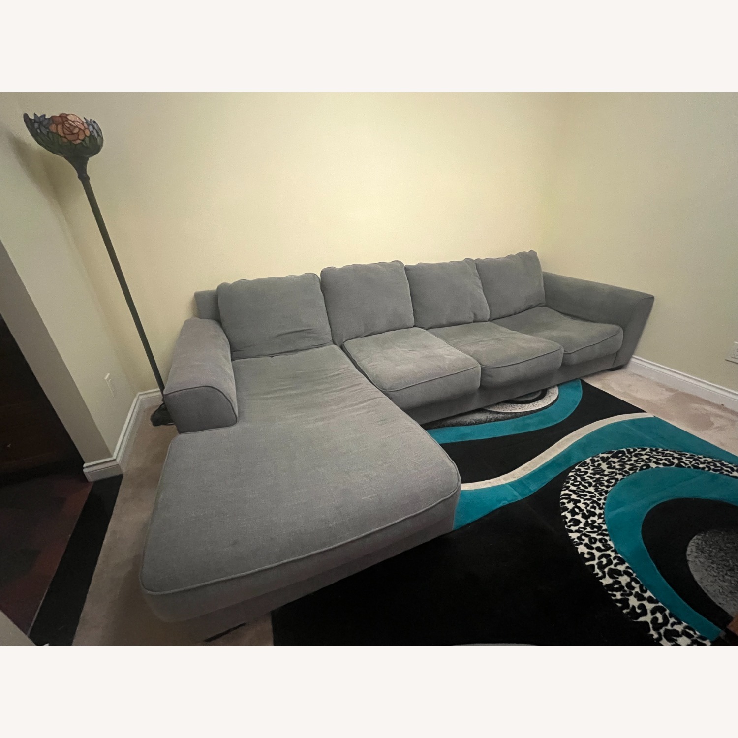 Ashley Castano Right Arm Facing Sofa & Corner Chaise - image-1