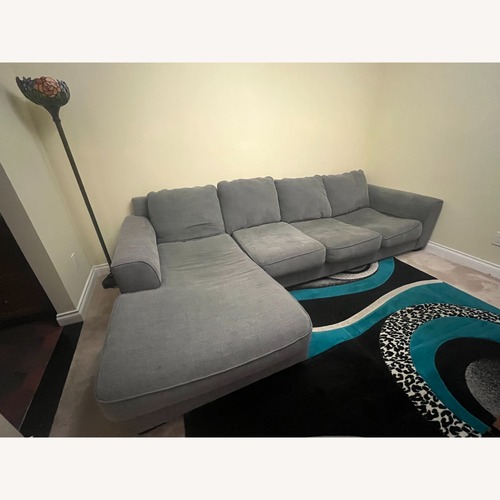 Used Ashley Castano Right Arm Facing Sofa & Corner Chaise for sale on AptDeco