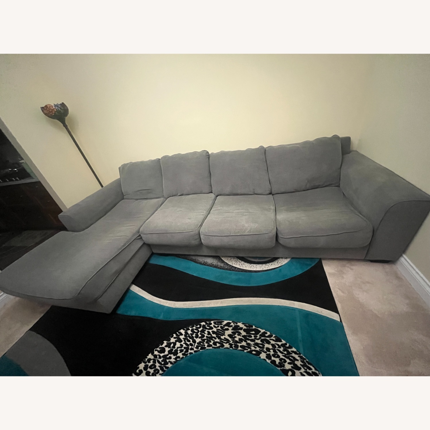 Ashley Castano Right Arm Facing Sofa & Corner Chaise - image-2