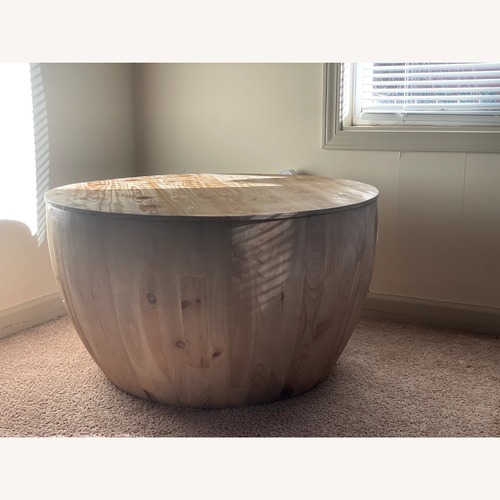 Used Amazon Vintage Style Bucket Shaped Coffee Table for sale on AptDeco