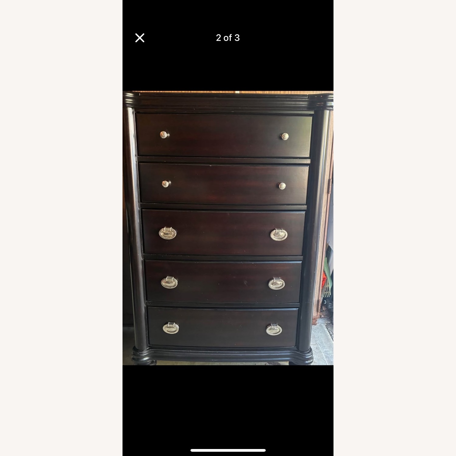 Raymour & Flanigan Dark Brown Dresser - image-1