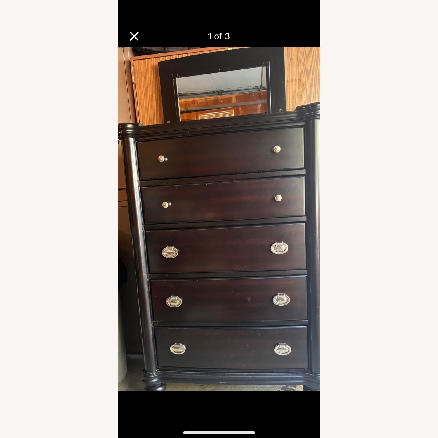 Raymour & Flanigan Dark Brown Dresser - image-4