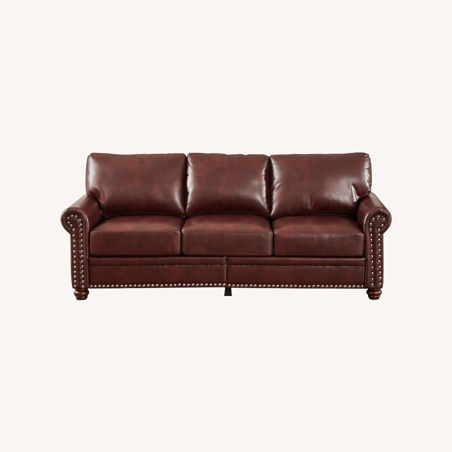 Dark Brown 3+ Seater Sofa - image-0