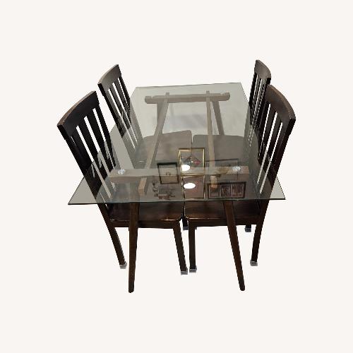Used Dark Brown Glass Dining Sets for sale on AptDeco
