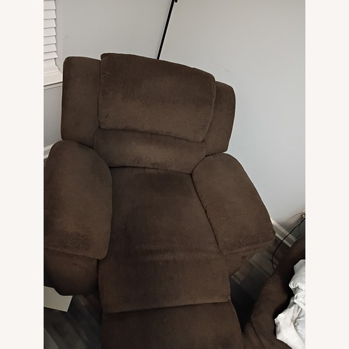 Used sohoConcept Don't Know Dark Brown Fabric Chair for sale on AptDeco