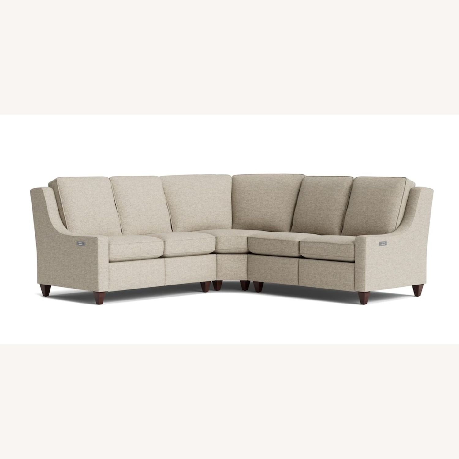 Bassett Magnificent Motion 4 Piece Sectional - image-6