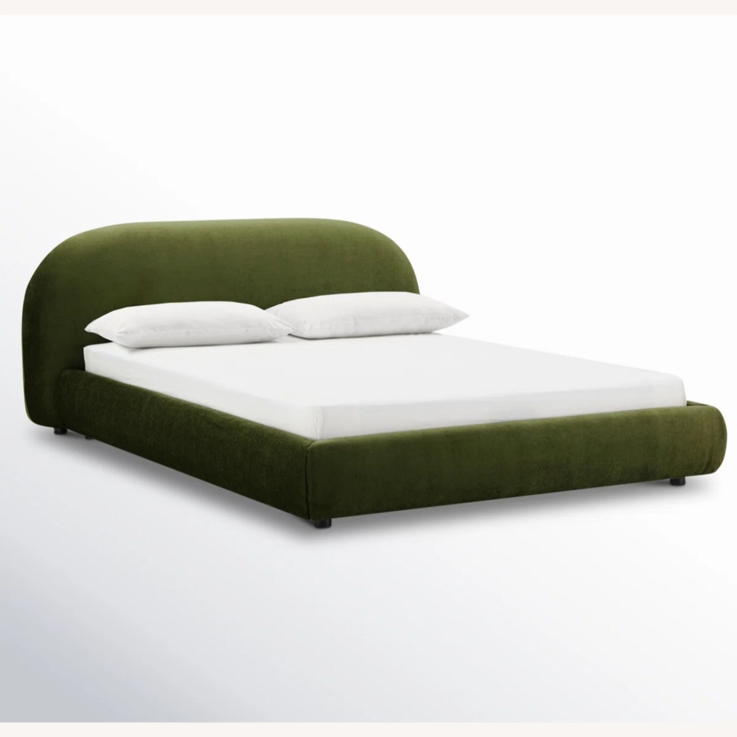 AllModern Sadarius Green Velvet King Bed - image-5