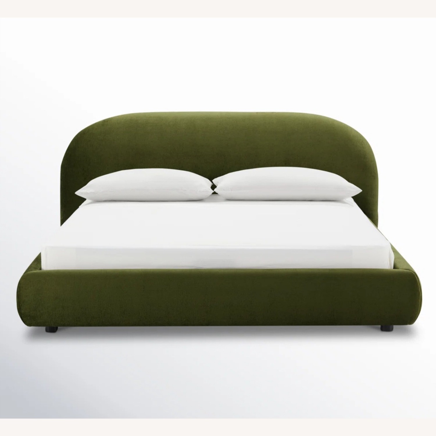 AllModern Sadarius Green Velvet King Bed - image-6