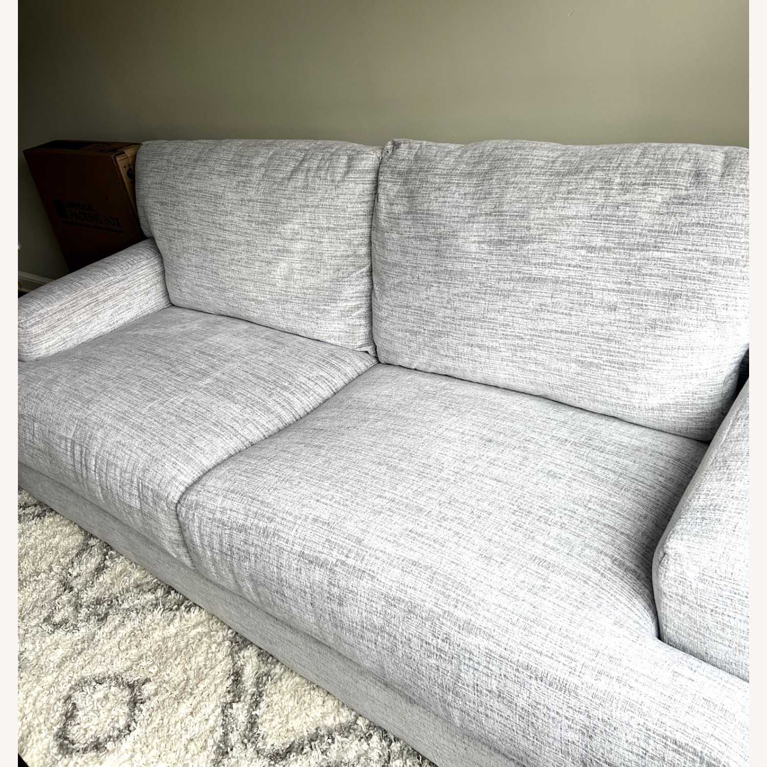 Bob's Discount Furniture 93" Memory Foam Sofa - image-3