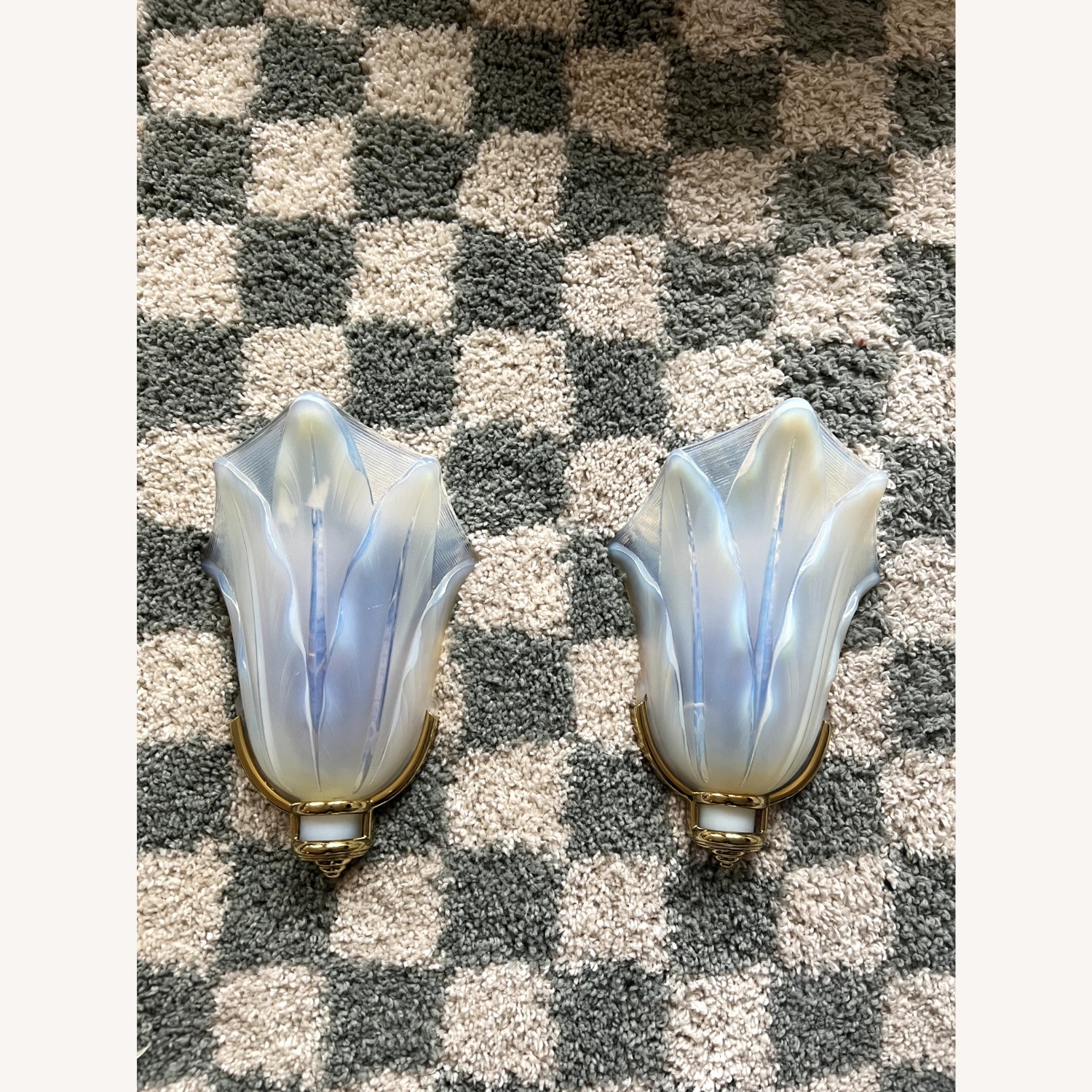 Pair of Antique Ezan France Wall Sconces - image-1