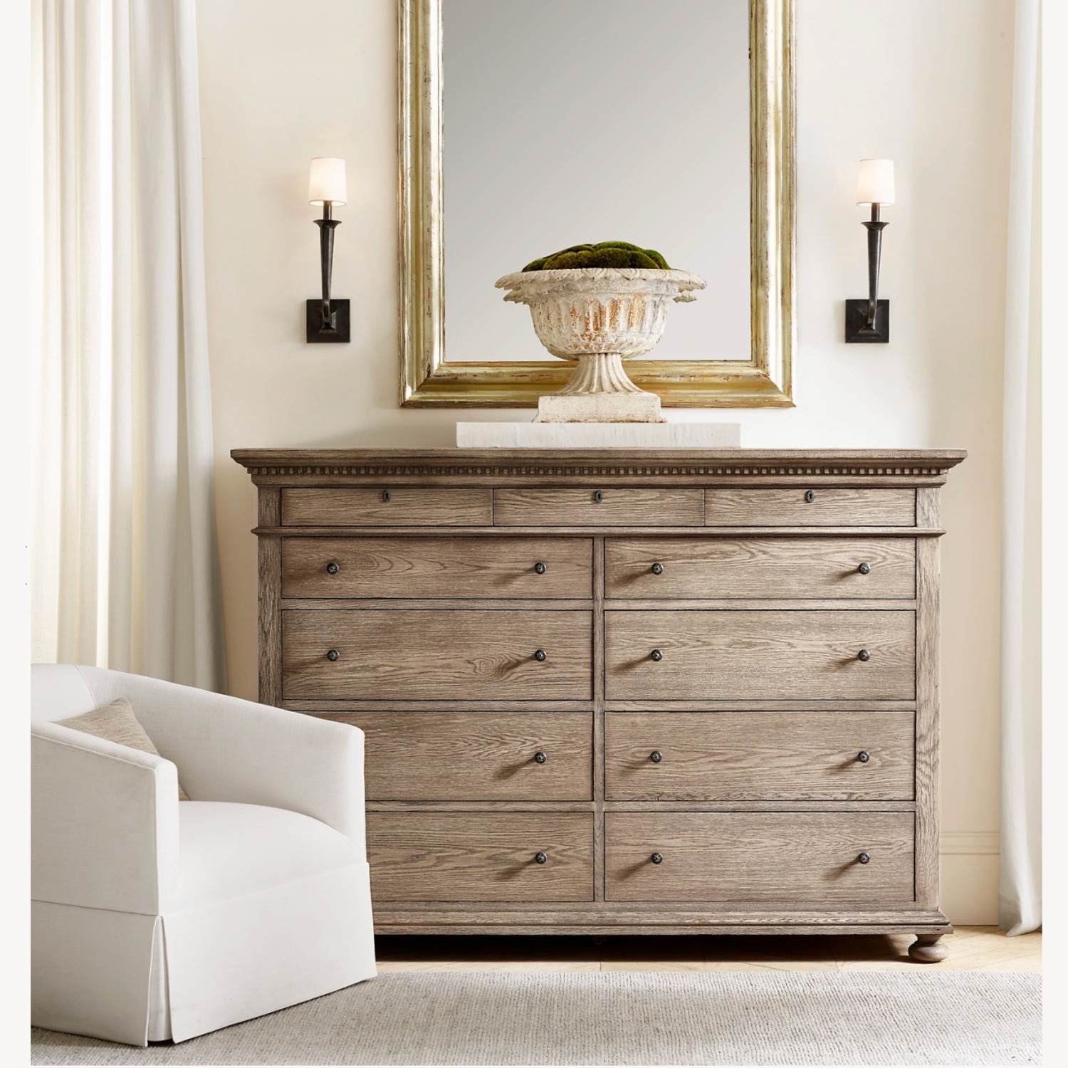 Restoration Hardware St. James 11-Drawer Dresser - image-4