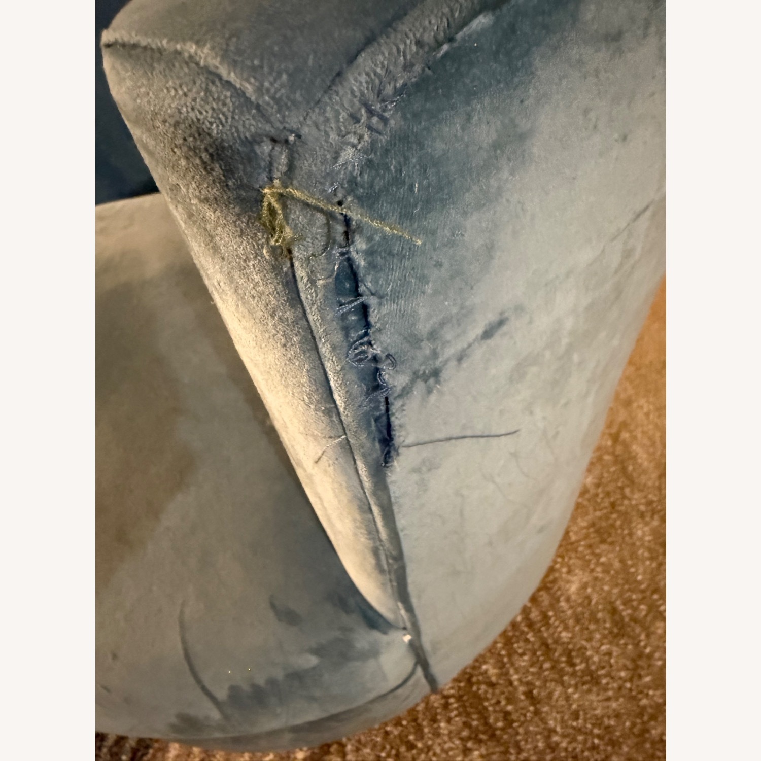 30” Swivel Chair With Gold Base  - image-4