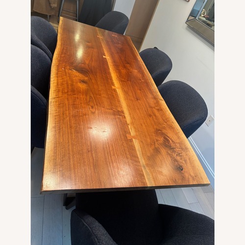 Used Room & Board Chilton Dark Brown Wood Dining Table for sale on AptDeco