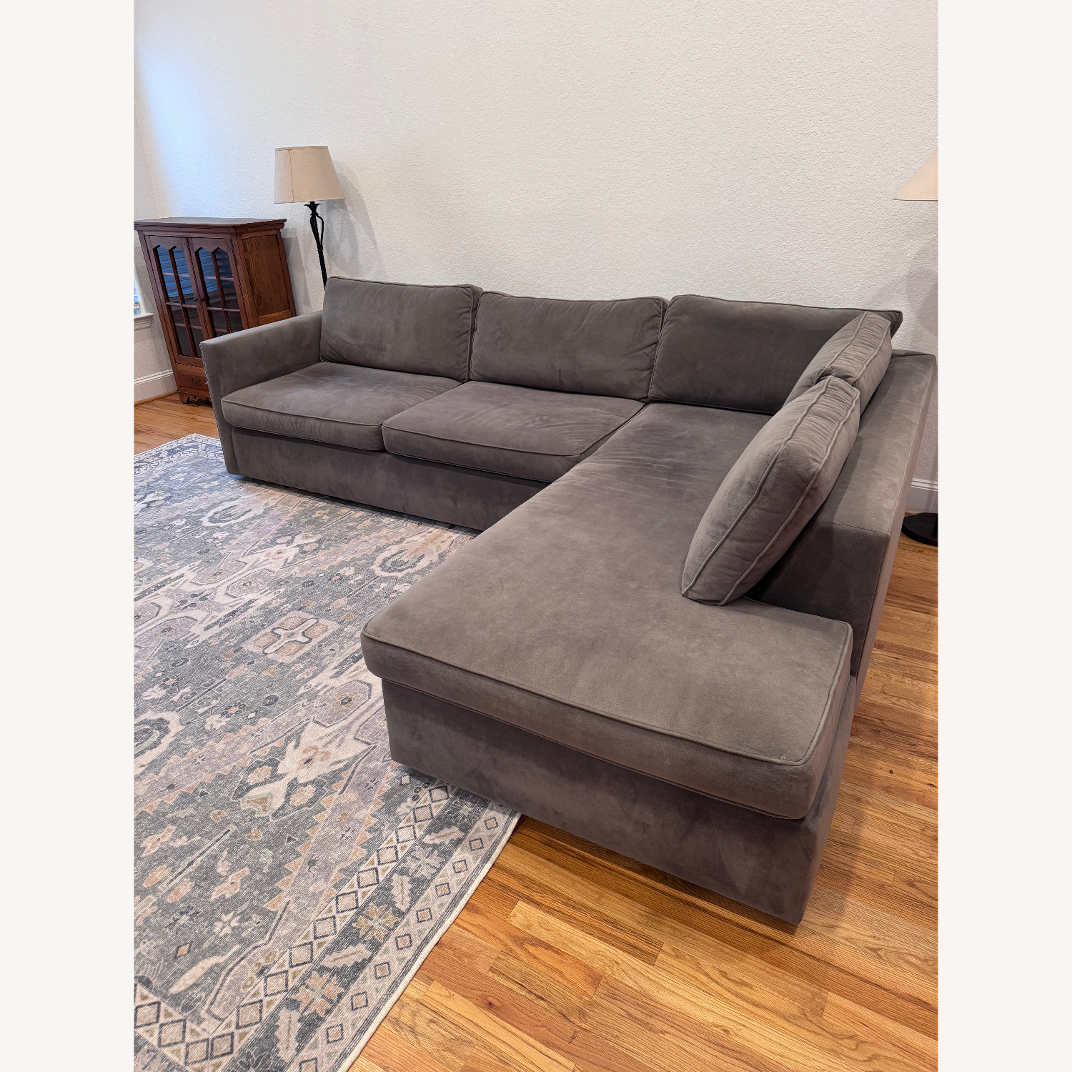 West Elm Harris Sectional Sofa Right Arm Terminal Chaise  - image-7