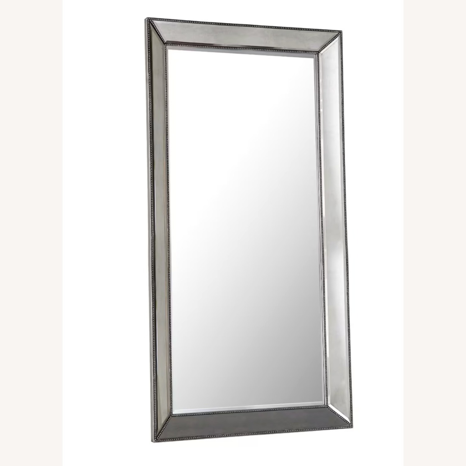 Bassett Silver Glass Floor Mirror - image-1