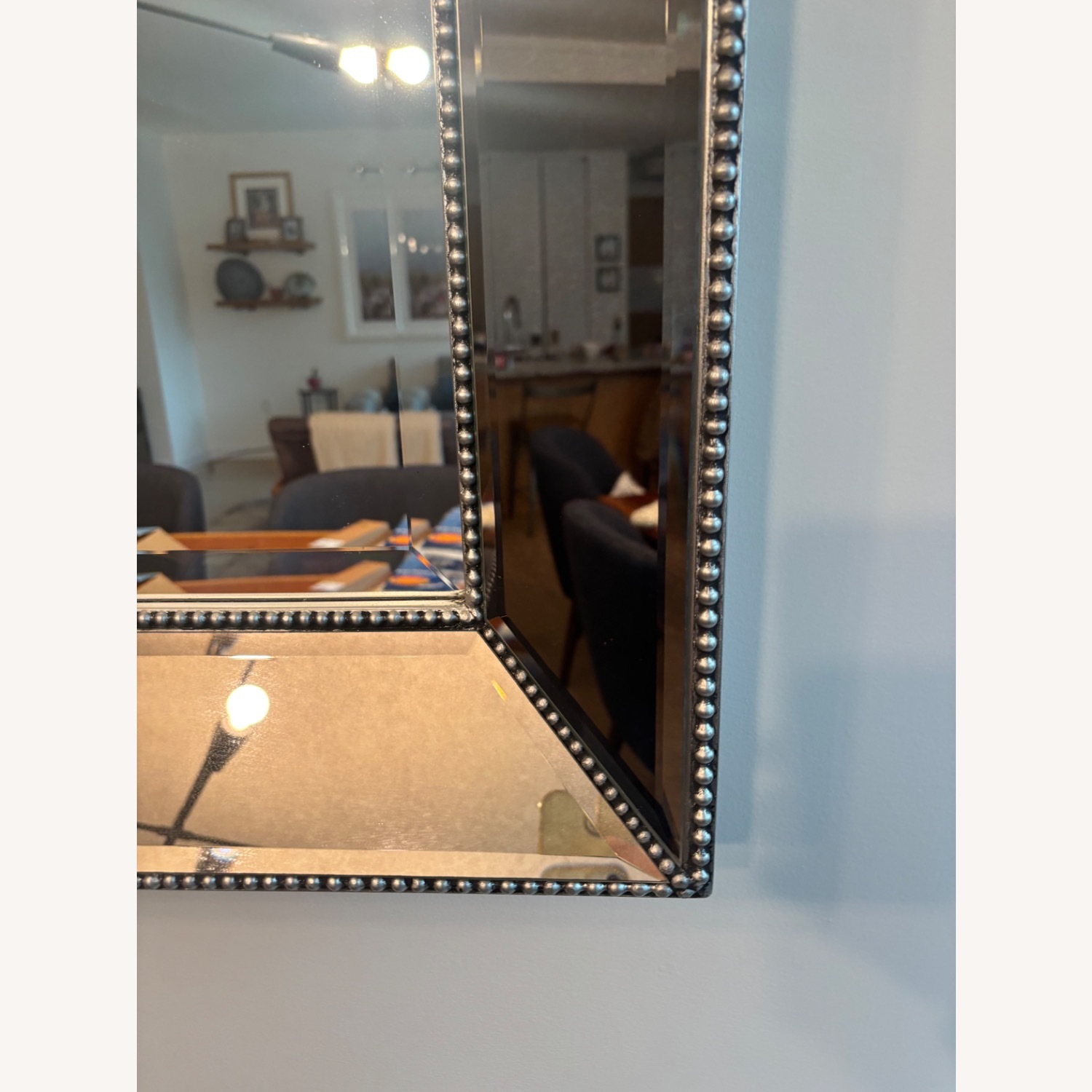 Bassett Silver Glass Floor Mirror - image-4