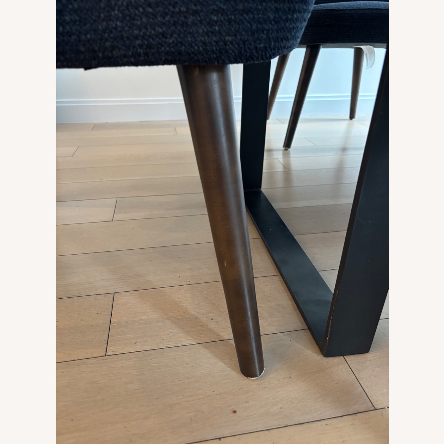 Room & Board Blue Fabric Dining Chairs - image-7