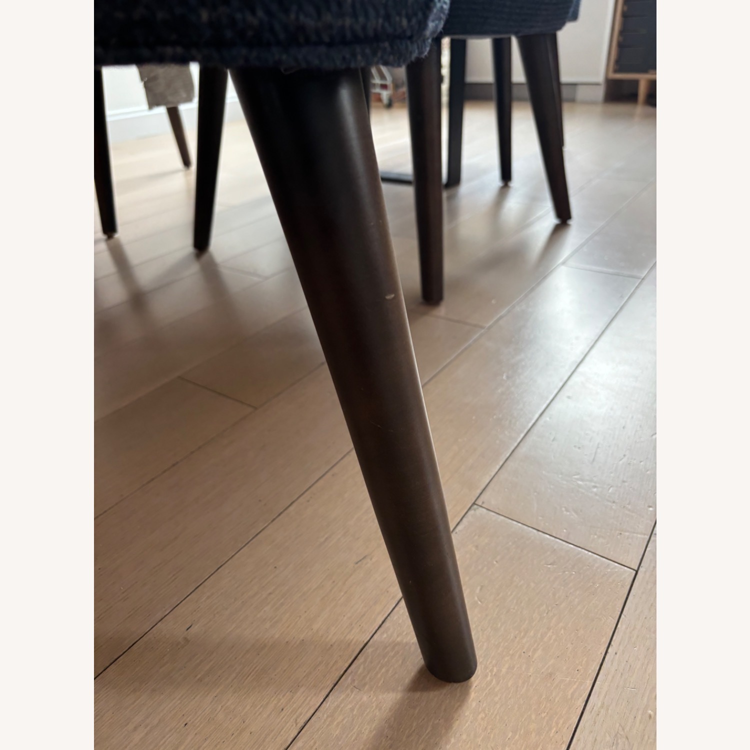 Room & Board Blue Fabric Dining Chairs - image-8