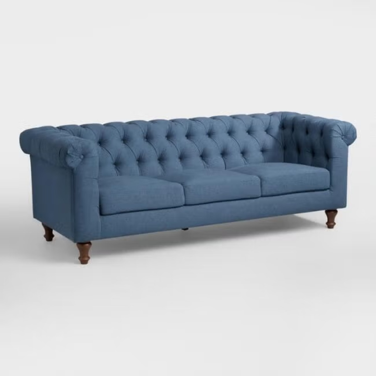 World Market Blue Sofa - image-4