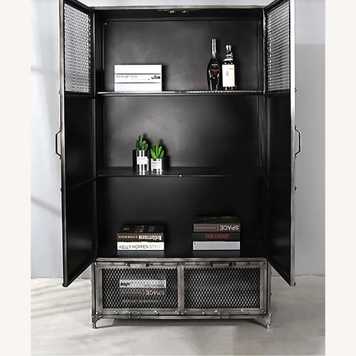 Used Restoration Hardware Teen Dark Gray Media Storage for sale on AptDeco