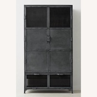 Restoration Hardware Teen Dark Gray Media Storage