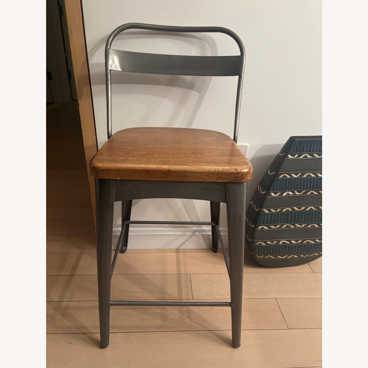 Vintage/Antique Natural Wood Stools - image-1