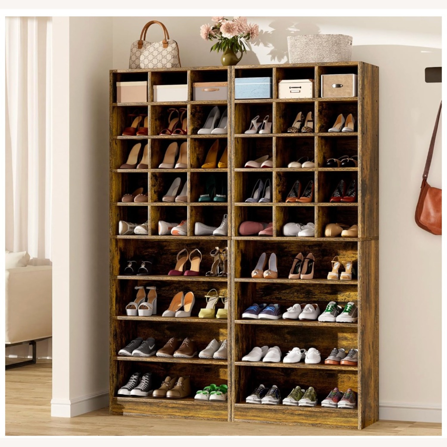 Amazon Wooden Shoe Storage Cabinet - image-4