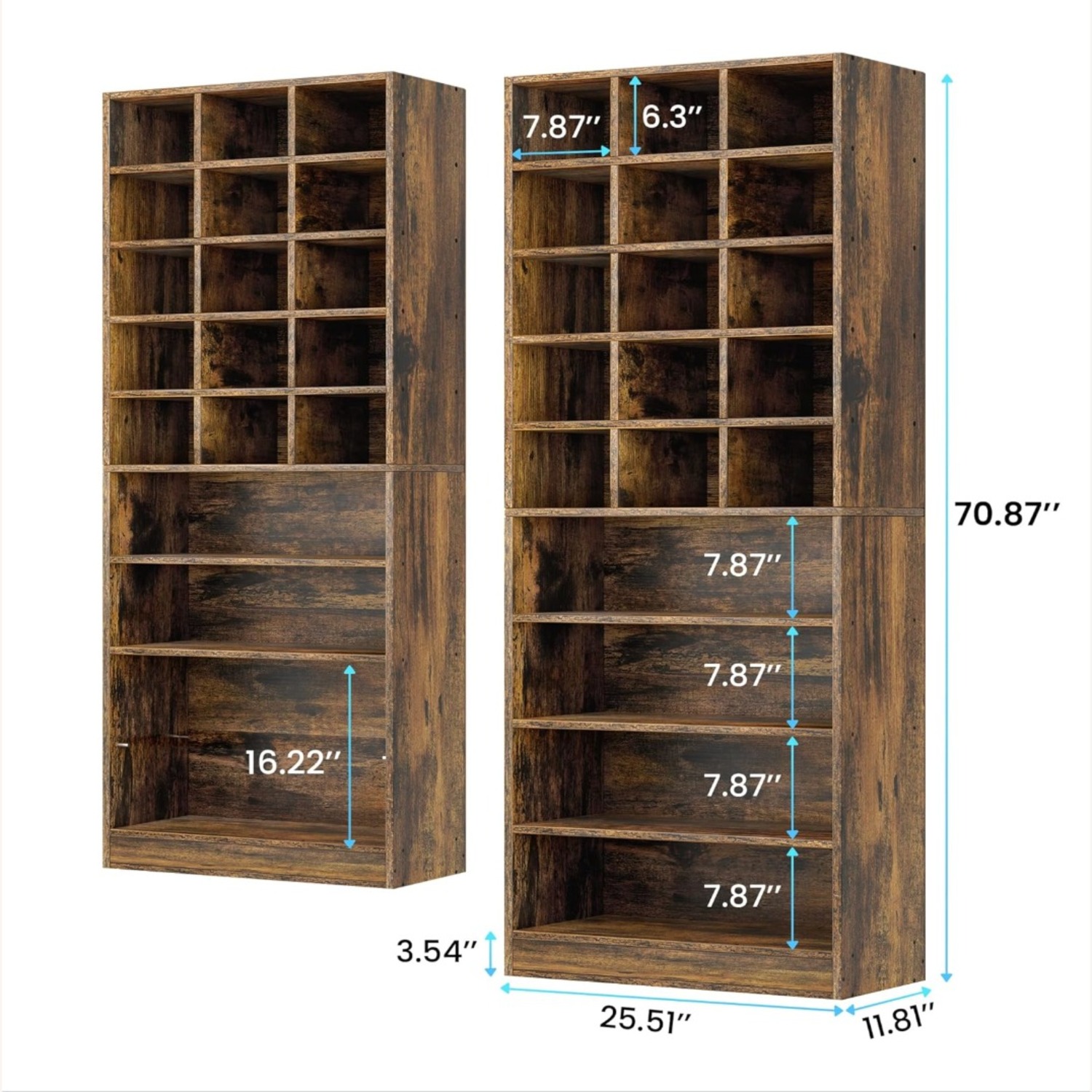 Amazon Wooden Shoe Storage Cabinet - image-5