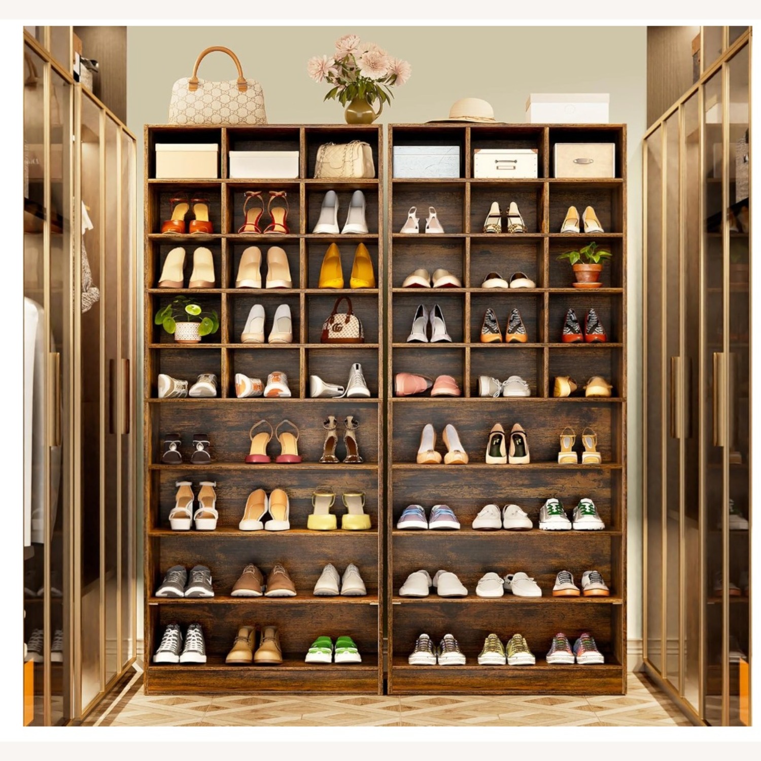 Amazon Wooden Shoe Storage Cabinet - image-3
