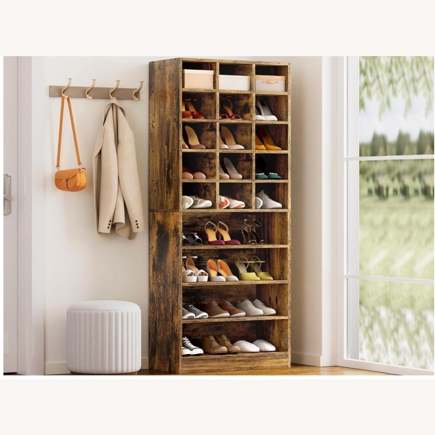 Amazon Wooden Shoe Storage Cabinet - image-2