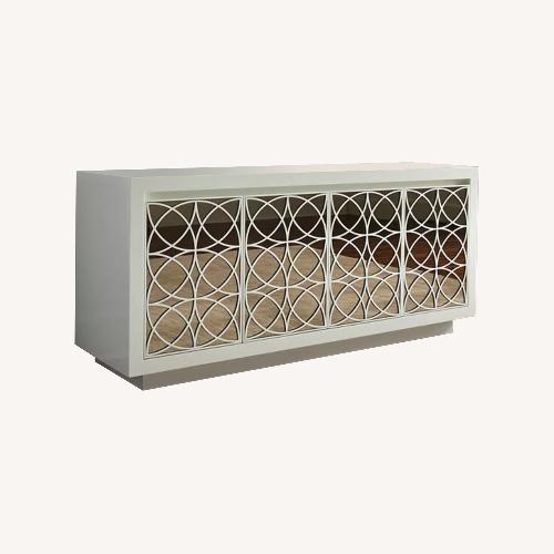 Used Mitchell Gold + Bob Williams White Media Storage for sale on AptDeco