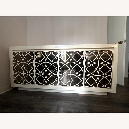 Used Mitchell Gold + Bob Williams White Media Storage for sale on AptDeco