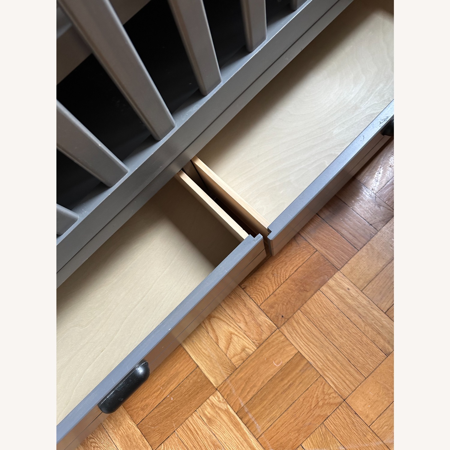 Restoration Hardware Baby & Child Dark Gray Crib - image-3