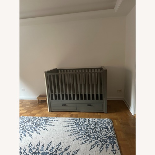 Used Restoration Hardware Baby & Child Dark Gray Crib for sale on AptDeco