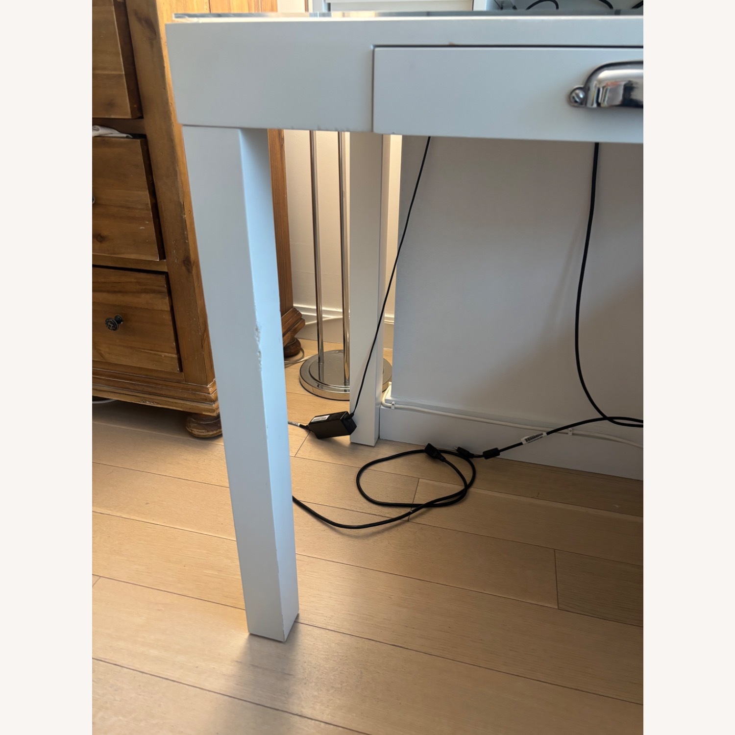 Pottery Barn Kids Parsons White Wood Desk - image-13