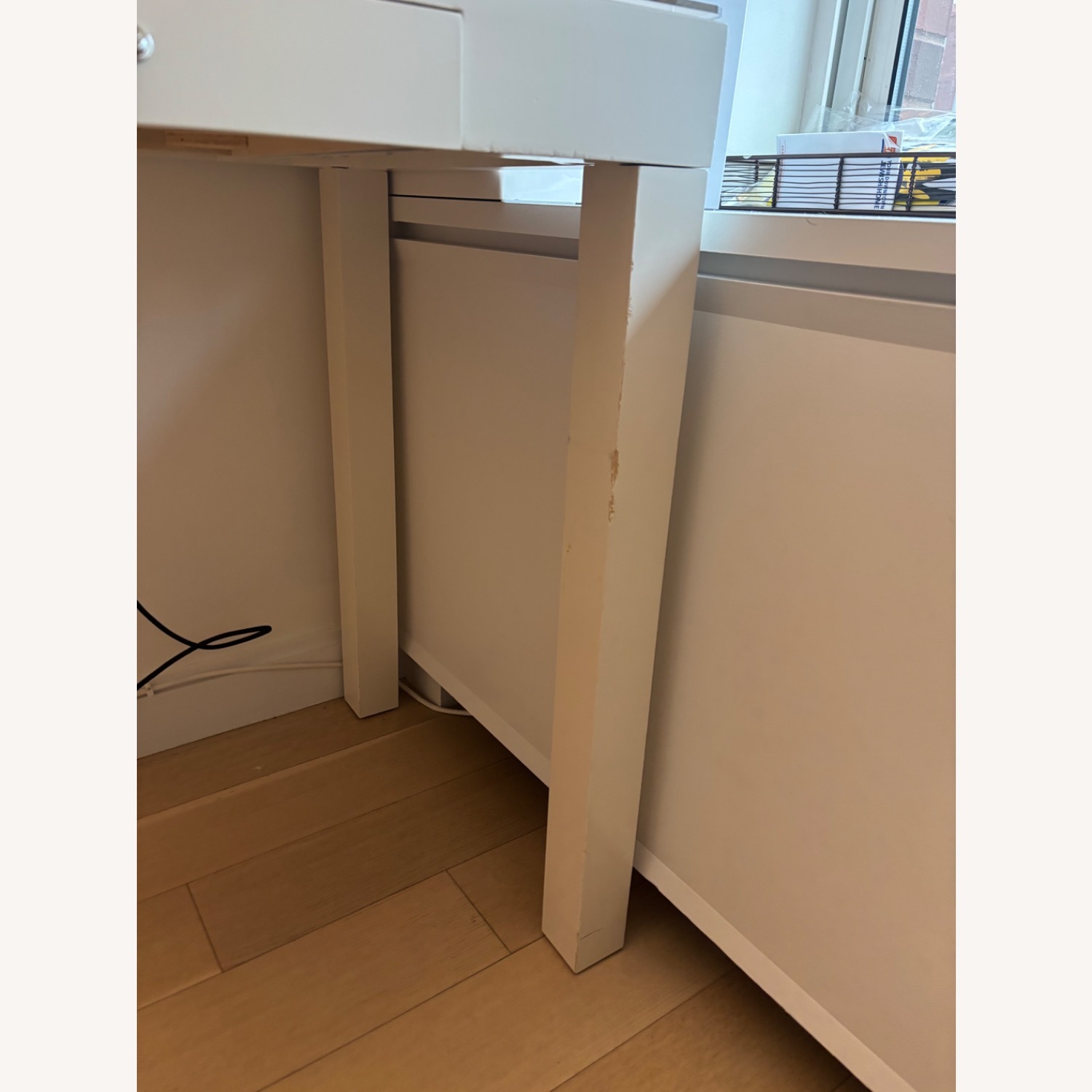 Pottery Barn Kids Parsons White Wood Desk - image-14