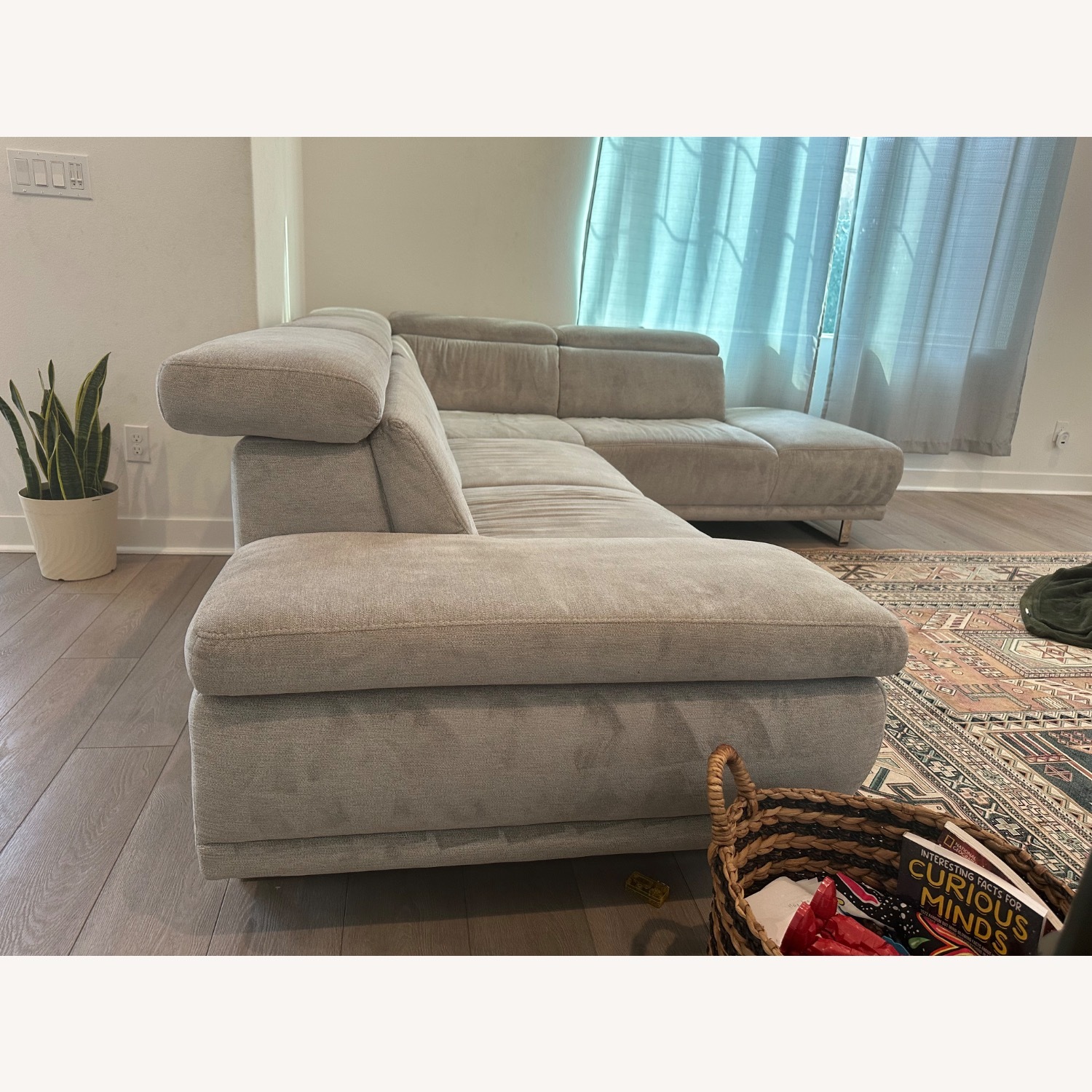 Scandinavian Designs Light Gray 2 Piece Sectional - image-8